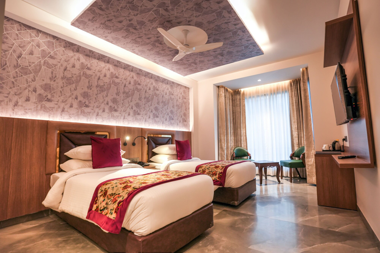 Bedroom 2, Hotel Rj, Gautam Buddha Nagar