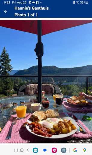 Food & Drinks, Hannie's Gasthuis, Columbia-Shuswap