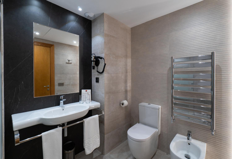 Bathroom 5, Hotel Apartamentos Bajondillo, Málaga