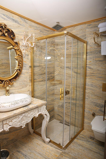Bathroom 4, Laleli Blue Marmaray Hotel, Fatih