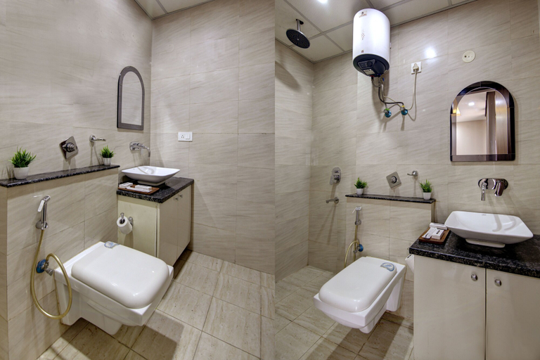 Bathroom 3, Lime Wood Stay - Studio Apartment, Gurgaon