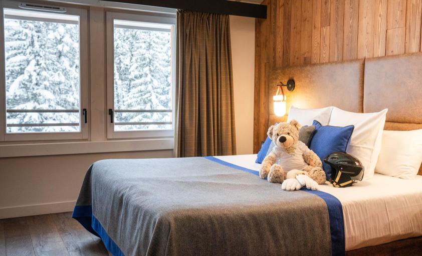 Bedroom 4, Ecrin Blanc Resort Courchevel, Savoie