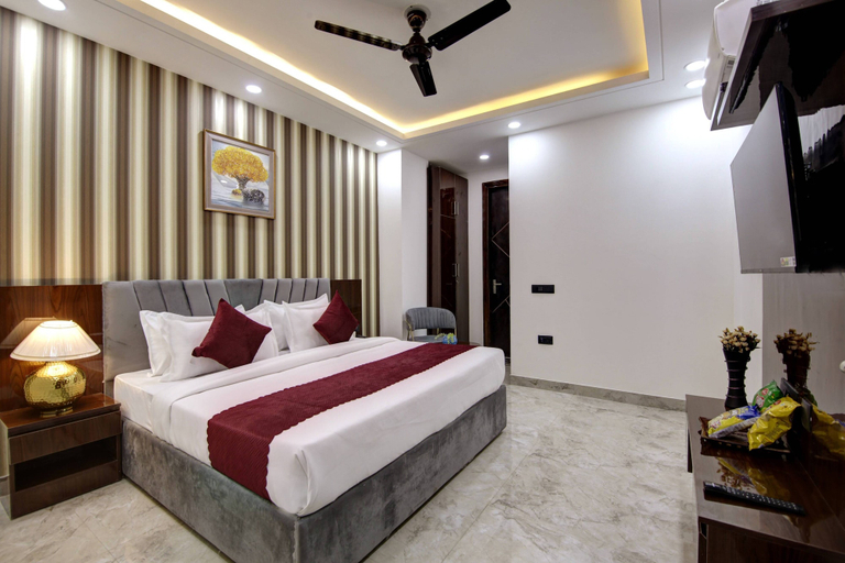 Bedroom 3, Lime Wood Stay Near Huda City Centre, Gurgaon