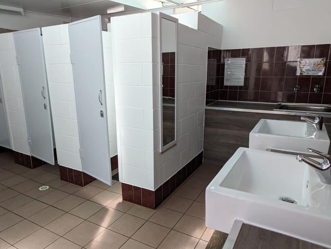 Bathroom 3, KI Caravan Park, Kingscote, Kangaroo Island