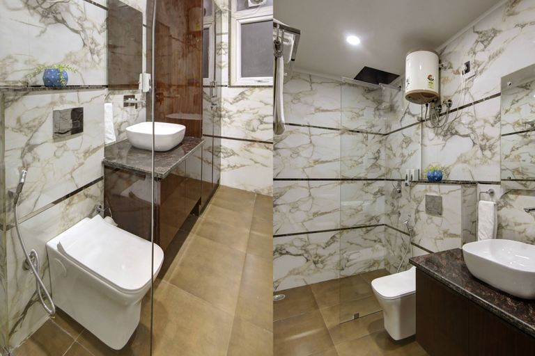 Bathroom 4, Lime Wood Stay Near Huda City Centre, Gurgaon