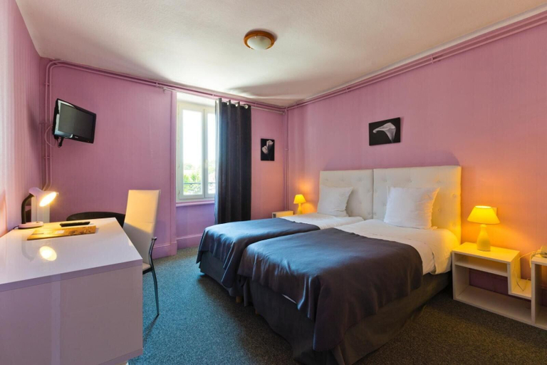Bedroom 4, Hôtel de la Poste, Puy-de-Dôme