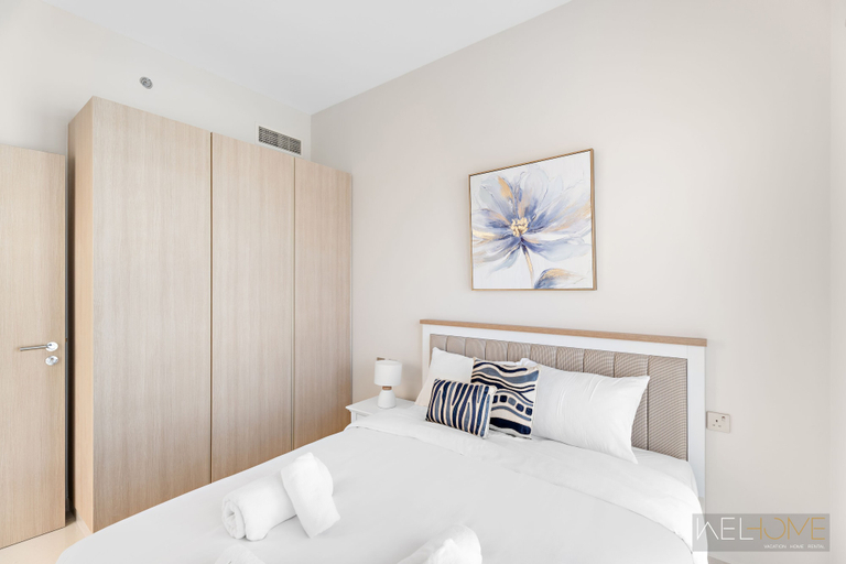 Bedroom 3, WelHome - Breathtaking View 1BR Apt in Damac Hills 2, Dubai