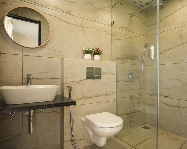 Bathroom, Apricus Brisa Marina, South Goa