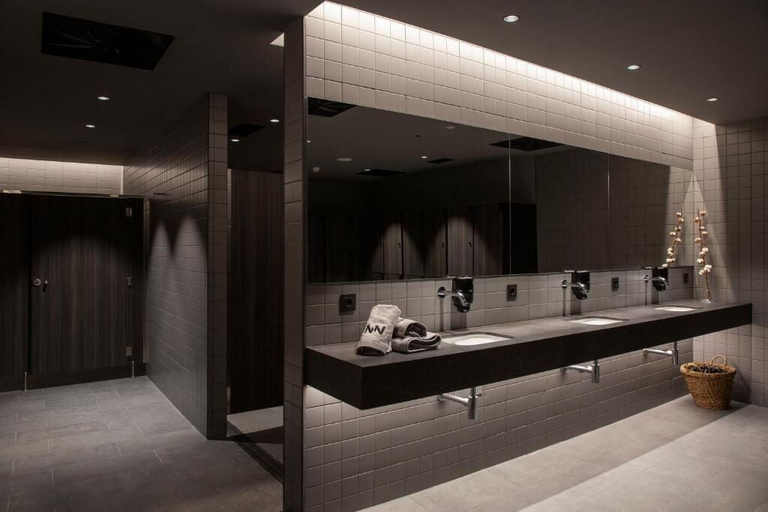 Bathroom, Les Cabanes de l Oller, Barcelona