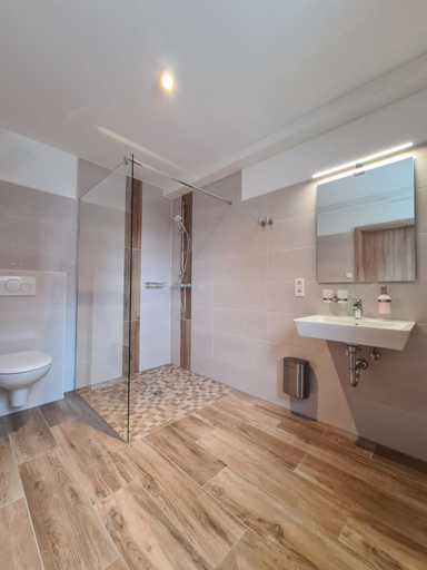 Bathroom 3, Hotel Pension Nordzeit, Aurich