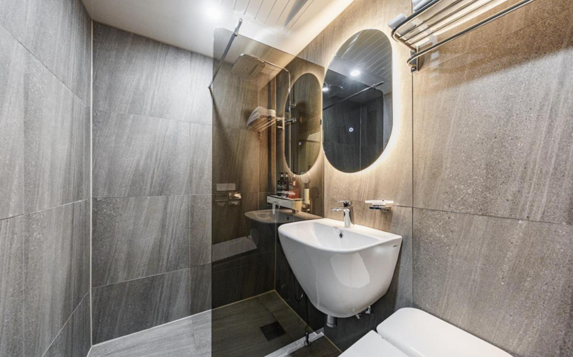 Bathroom 5, Number25 Hotel Namchuncheon, Chuncheon