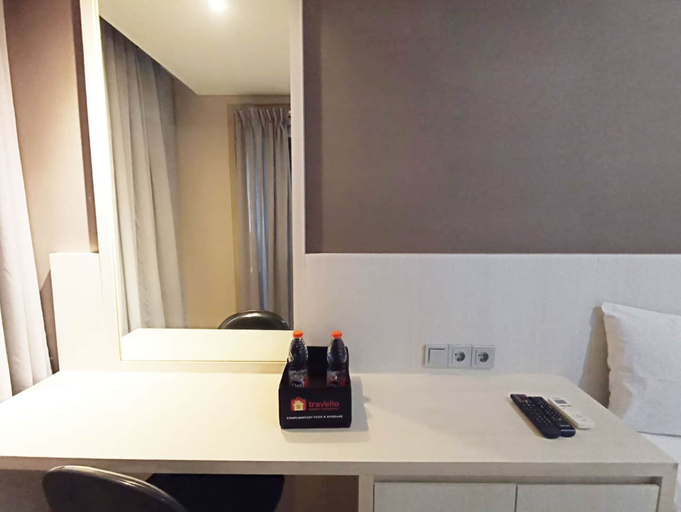 Bedroom, Good Choice And Modern Studio Marquis De Lafayette Apartment, Semarang
