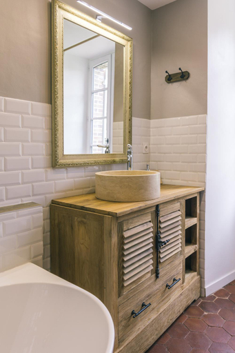 Bathroom 1, Maison d'hotes le Prieure du Preux, Yonne