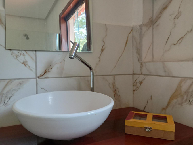 Bathroom 3, Pousada Canto das Cachoeiras, Palmeiras
