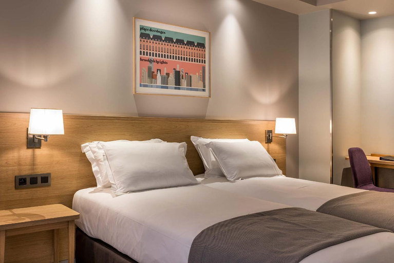Bedroom 3, Hotel Magellan, Paris