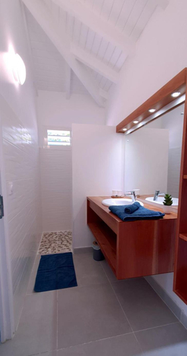 Bathroom, Villa Blue Horizon, Deshaies