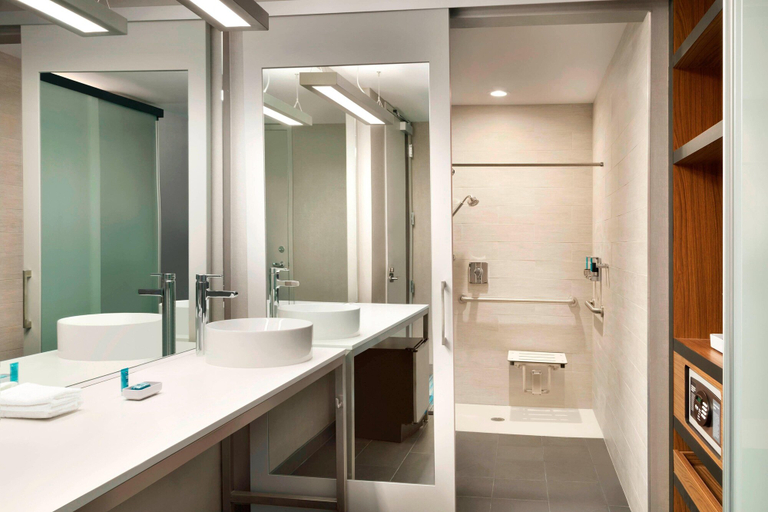 Bathroom 4, Aloft by Marriott Hillsboro-Beaverton, Washington