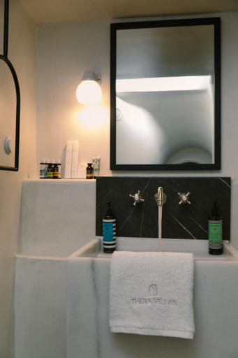 Bathroom 4, Thera Villas, South Aegean