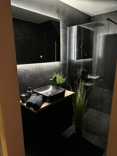 Bathroom 2, Suite Marie - Jacuzzi prive & sauna, Liège
