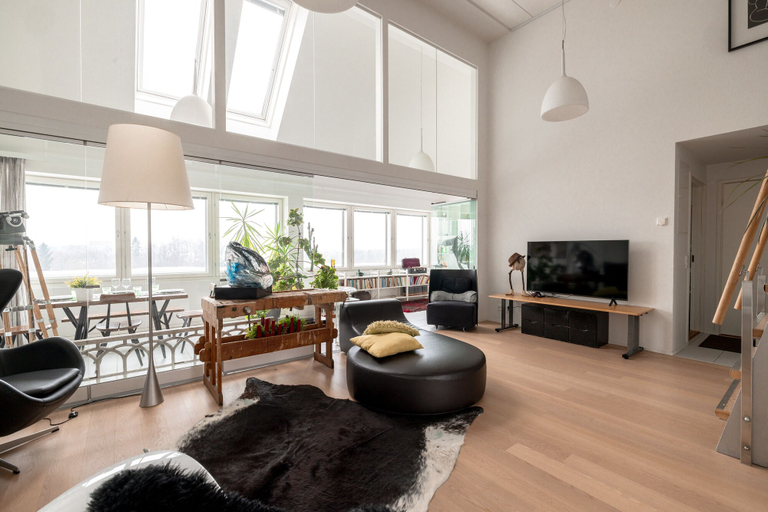 Living area 2, 2ndhomes Gorgeous & Unique Top Floor Apt, Uusimaa