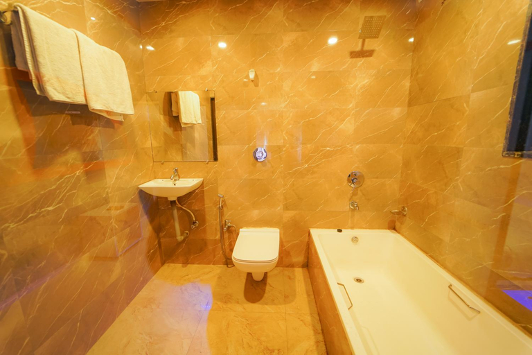 Bathroom 4, Veggies Residency & Pure Veg Restaurant, Satara