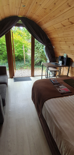 Bedroom 2, Priory Glamping Pods