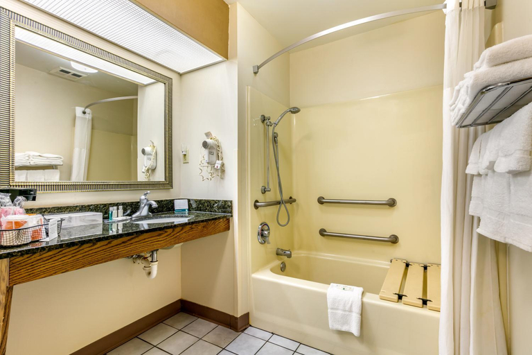 Bathroom 4, Quality Inn Johnson City I-26 Exit 17, Washington