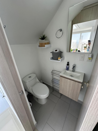 Bathroom, Apartamento loft de 1hab vista al mar, Cartagena de Indias