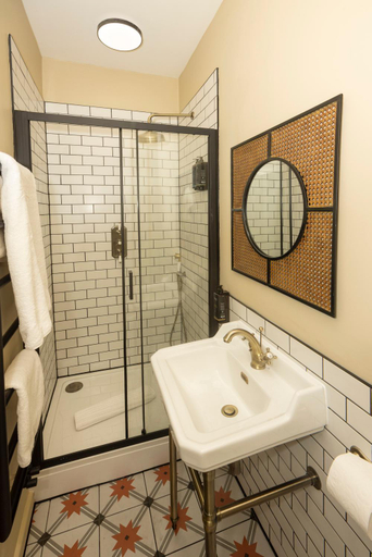 Bathroom 5, Eype's Mouth Country Hotel, Dorset