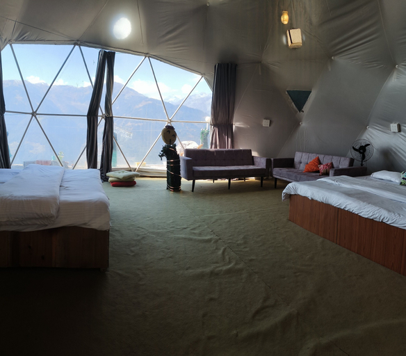 Bedroom 2, Nirvana Hamta Retreat, Kullu