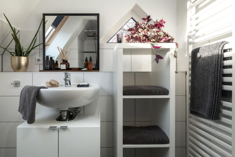 Bathroom 2, Arkadia Pension Norderstedt, Segeberg