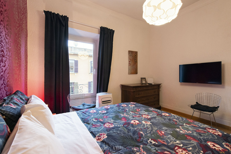 Bedroom 2, Rome La Sapienza Apartment, Roma
