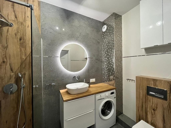 Bathroom 4, Family Homes - Apartament Nowe Hallerowo, Puck