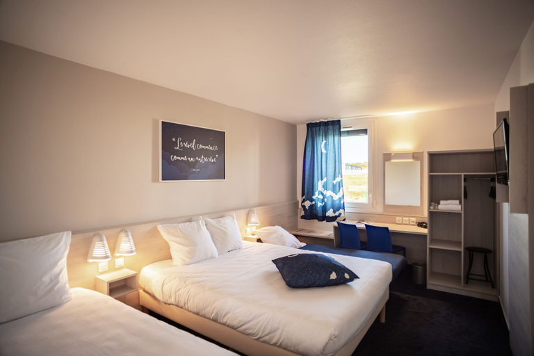 Bedroom 3, ACE Hôtel Rouen Parc des Expositions, Seine-Maritime