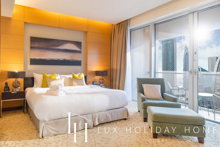 Bedroom 3, LUX | The EMAAR Fashion Avenue Studio, Dubai