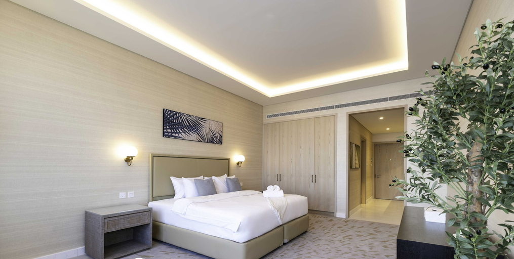 Bedroom, LUX Iconic Views at Palm Tower Studio 2, Dubai