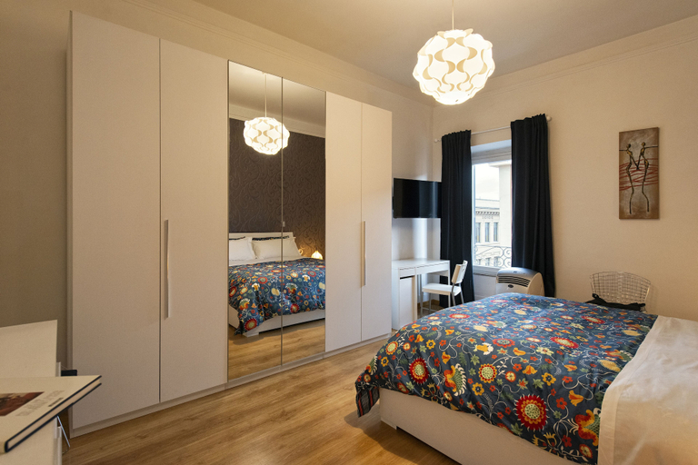 Bedroom 2, Rome La Sapienza Apartment, Rome