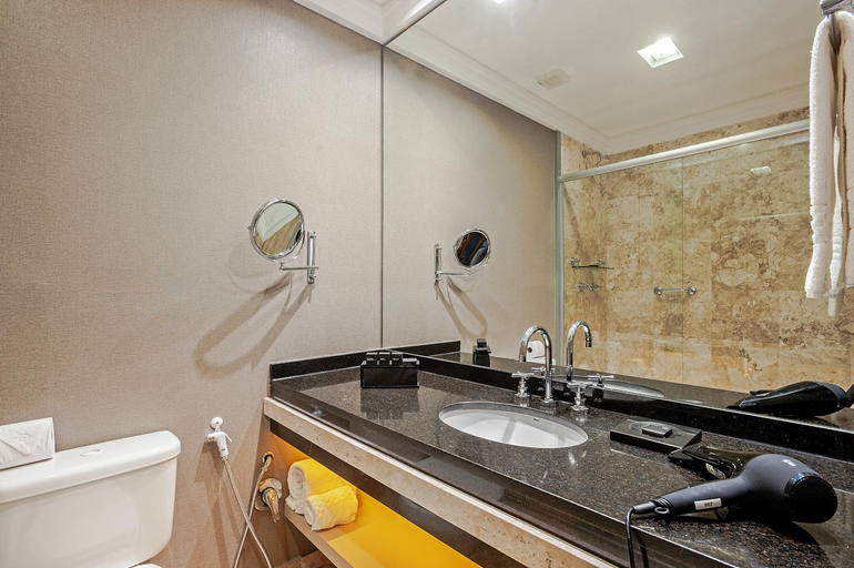 Bathroom 4, FULL JAZZ by Slaviero Hoteis, Curitiba