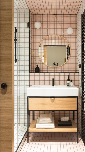 Bathroom 4, Hotel Zipser, Wien
