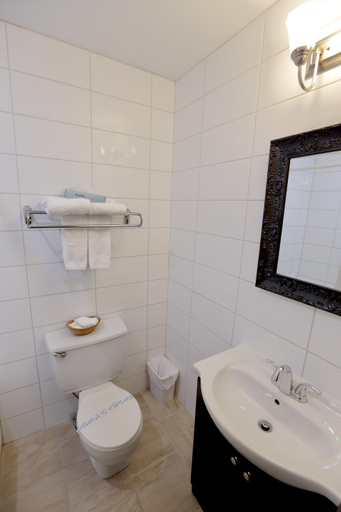 Bathroom 3, Le Deauville Motel, Francheville