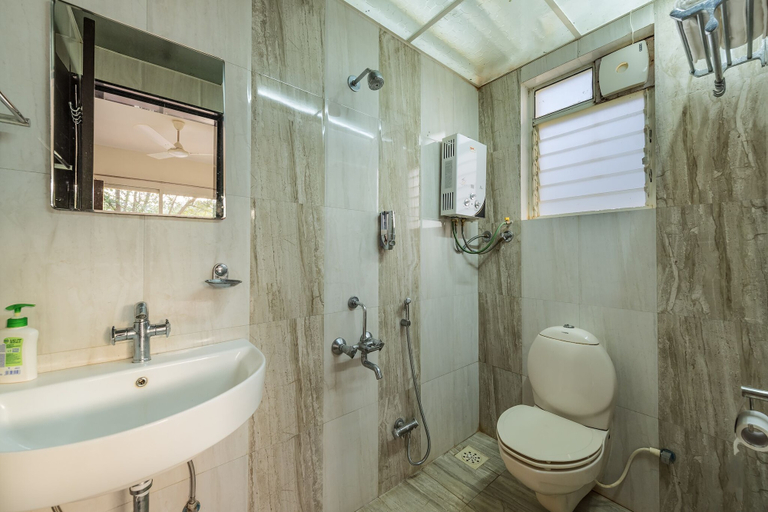 Bathroom 4, The Lazy River Cottage by cosmicstays, Pune