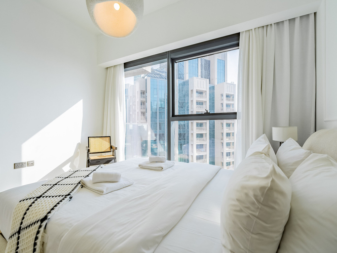 Bedroom 2, The Elevated Abode 1BHK Apt in Downtown, Dubai