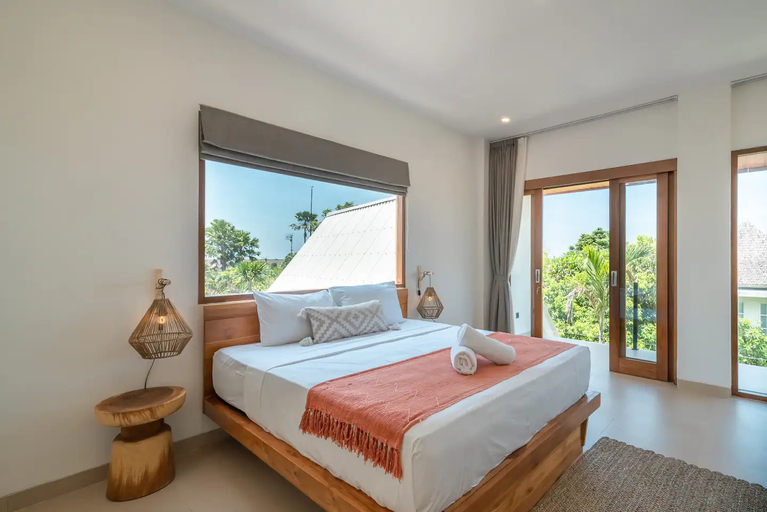 Bedroom 3, Villa Phan: Tranquil Stylish 2-Bedroom Villa in Pererenan, Badung