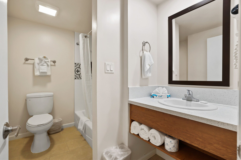Bathroom 4, Brookhurst Plaza Inn, Orange