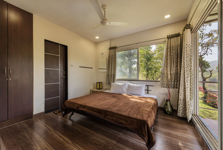 Bedroom 3, The Lazy River Cottage by cosmicstays, Pune