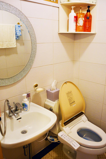 Bathroom 5, Ganderak Guest House, Jeju