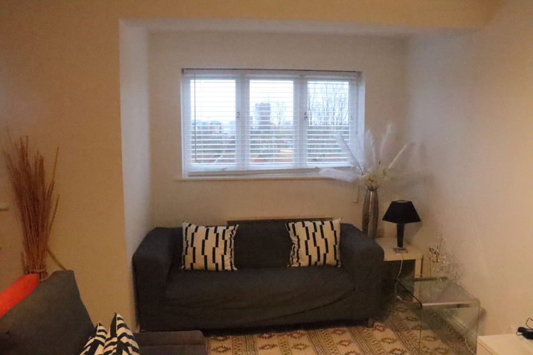 Bedroom 2, Skyline Haven Modern 2BR w/ Free Parking & 4kTV, London