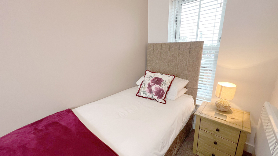 Bedroom 2, Friars House, Stafford by BELL Apartments, Staffordshire