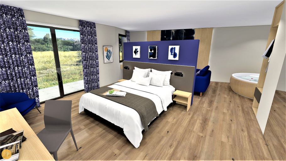 Bedroom 2, Hotel Dejeunez Sous L'Arbre, Bouches-du-Rhône