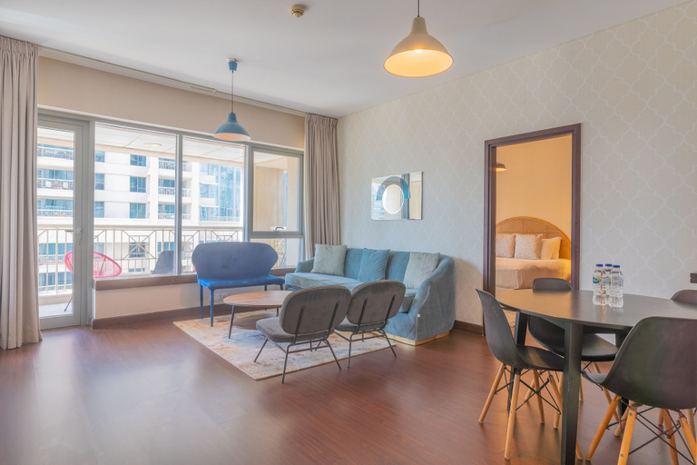 Living area 5, BellaVista - 1 Bedroom Burj Khalifa View, Dubai